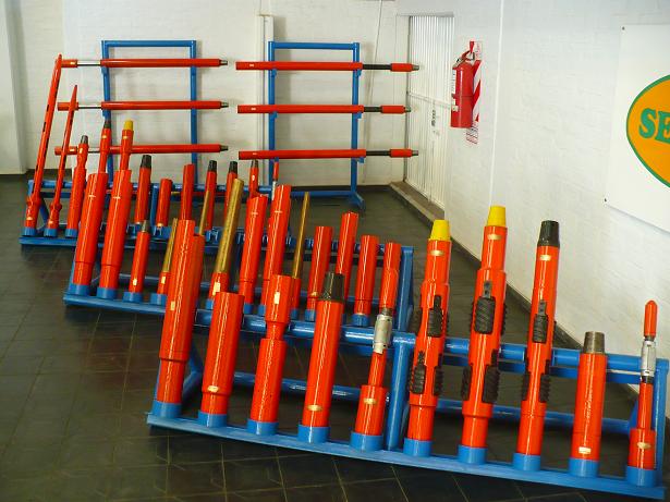 Set completo de herramental de pesca en locación